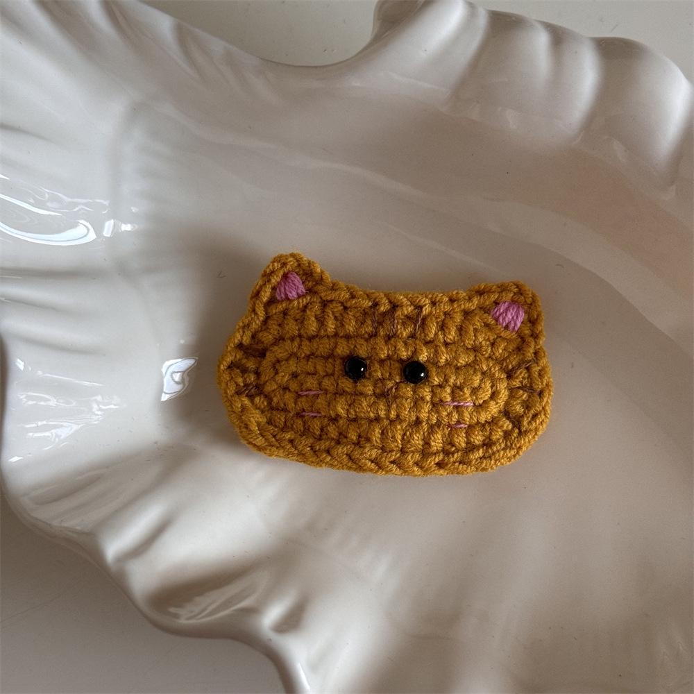 Adorable Crochet Puppy & Kitten Hair Clips for Kids