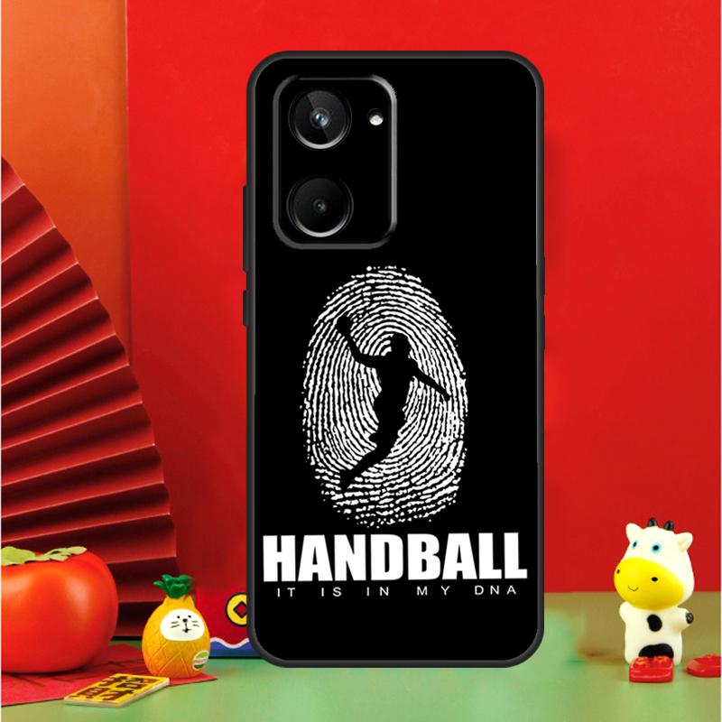 Stylish Playing Handball Case For Realme C67 C55 C53 C51 C35 C33 C31 C30 C25s C21Y GT Neo 6 GT5 9 10 11 12 Pro Plus