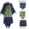 Jujutsu Kaisen Geto Suguru Costume Cosplay Nero e Blu Set per Performance Teatrale Anime