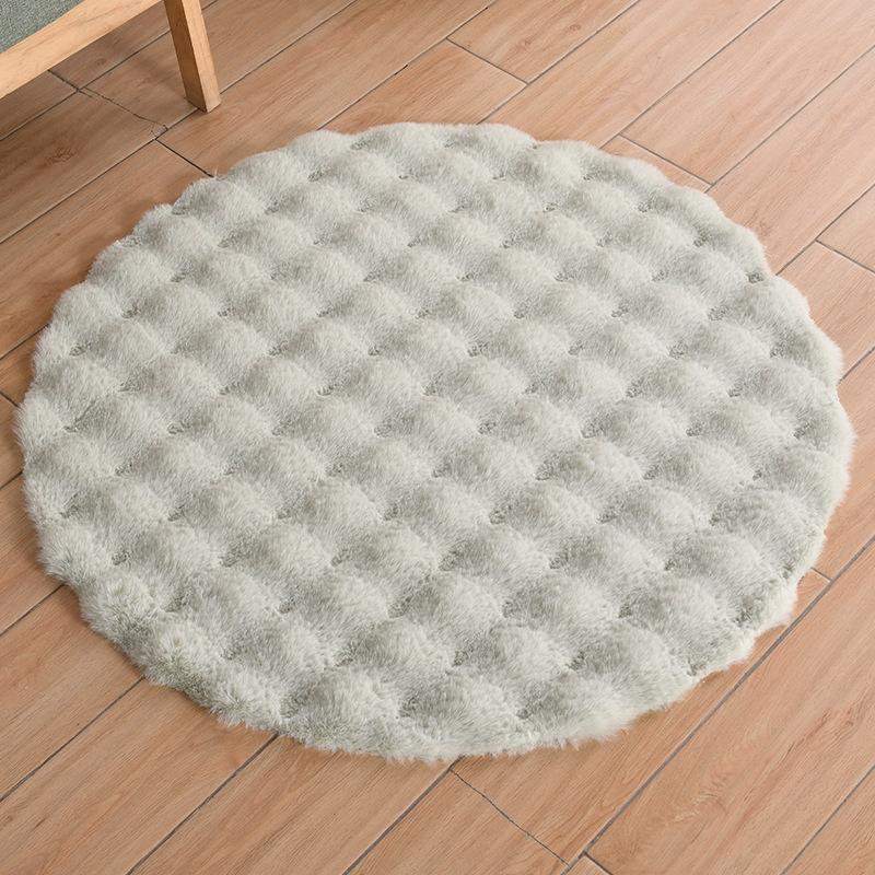 Super Soft Plush Round Rug Mat Fluffy Carpets for Living Room Home Decor Bedroom Kid Room Decoration Rug