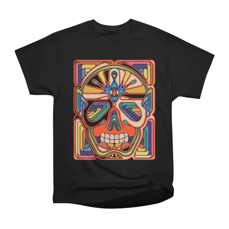 

Мужские повседневные рубашки с коротким рукавом Футболки TO THE BONES Оверсайз футболки S чёрный