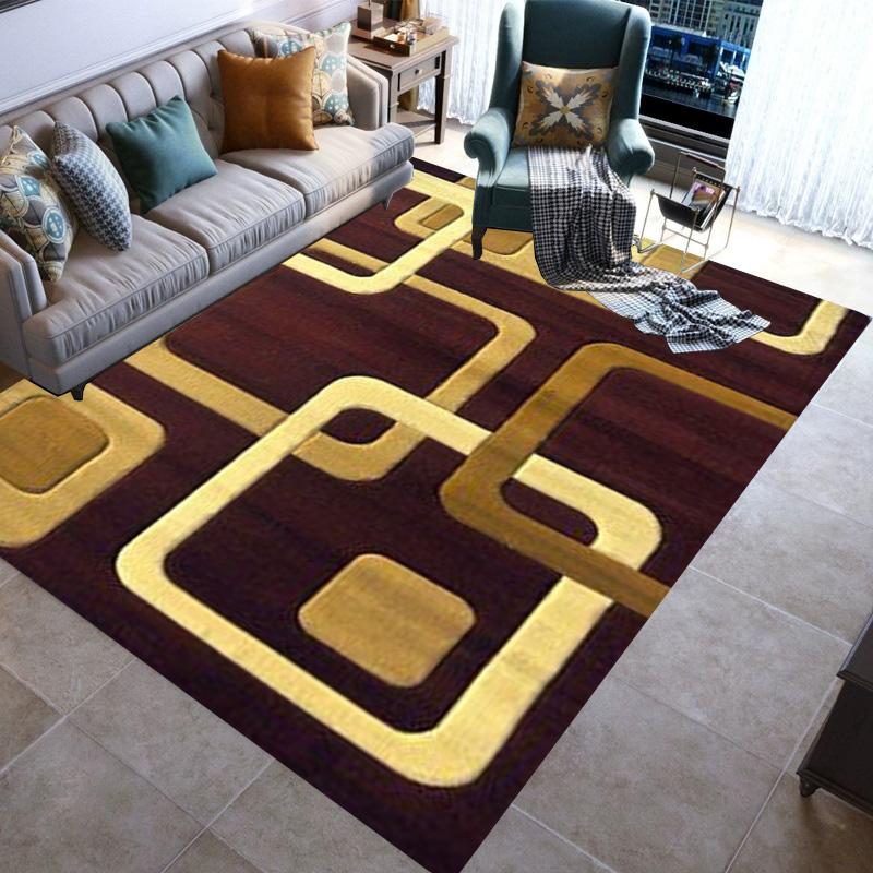 Geometric Modern Rugs Area Carpet Non-slip Floor Mat Door Family Bedroom Carpet Indoor Children's Play Throwing Yoga Mats