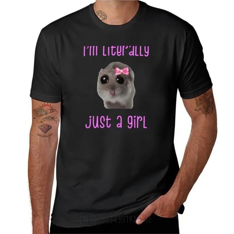 Sad Hamster TShirt Plus Size Tops for a Boy Clothes for Men