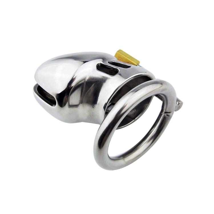 Small All-inclusive Metal Male Bondage Chastity Lock Bdsm Cock Cage Device Other Sex Toys for Men