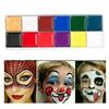 12 Colors Body Painting Palette Safe Face Body Paint Oil for Opera Professional Body Painting Show