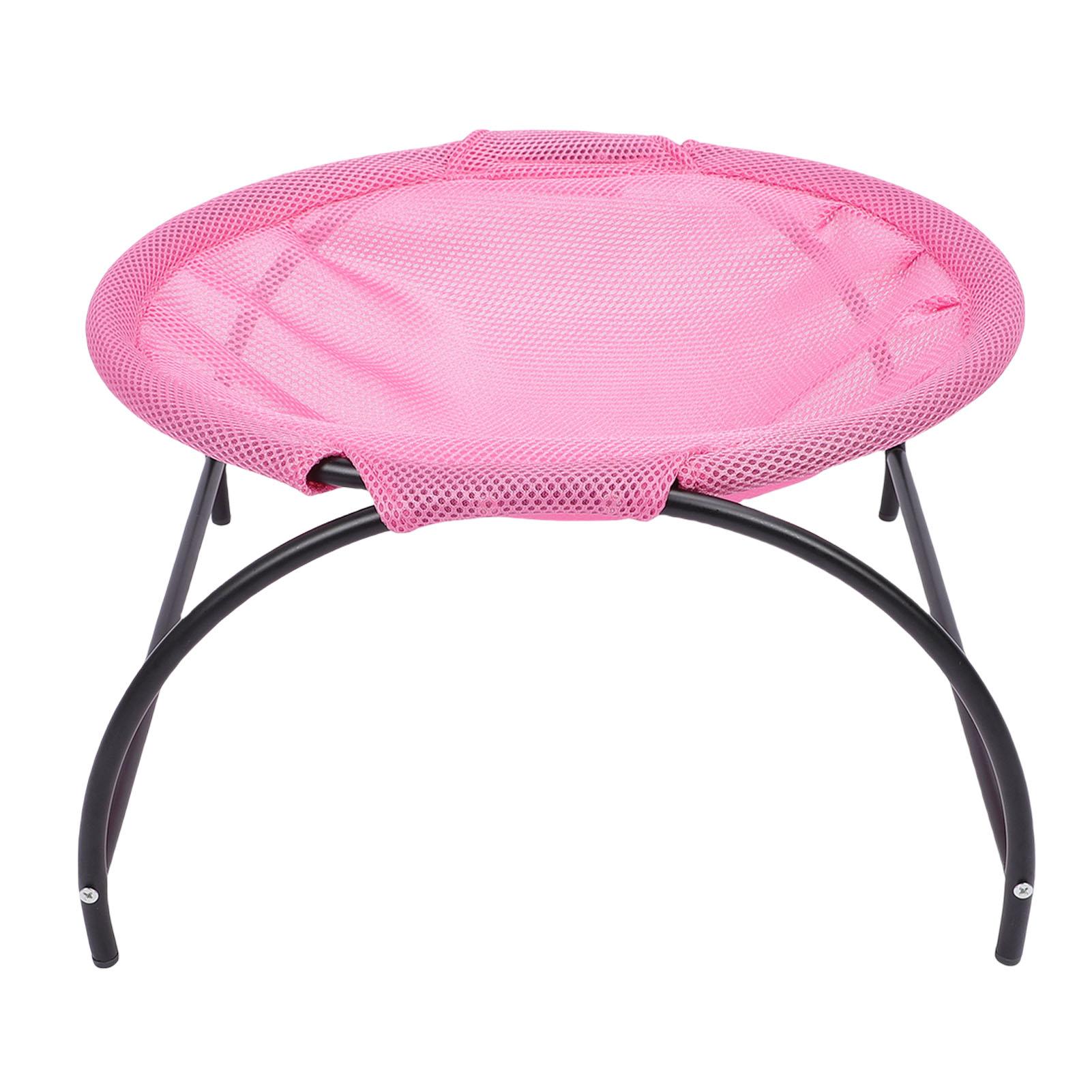 

Підняте гамакове ліжко для котів, дихаюча сітка, знімне, миюче, стабільна конструкція, піднята гойдалка для домашніх тварин, для кошенят у приміщенні Roseate