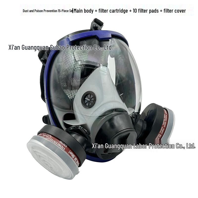 SANSHENG Full-face Silicone Gas Mask Standard