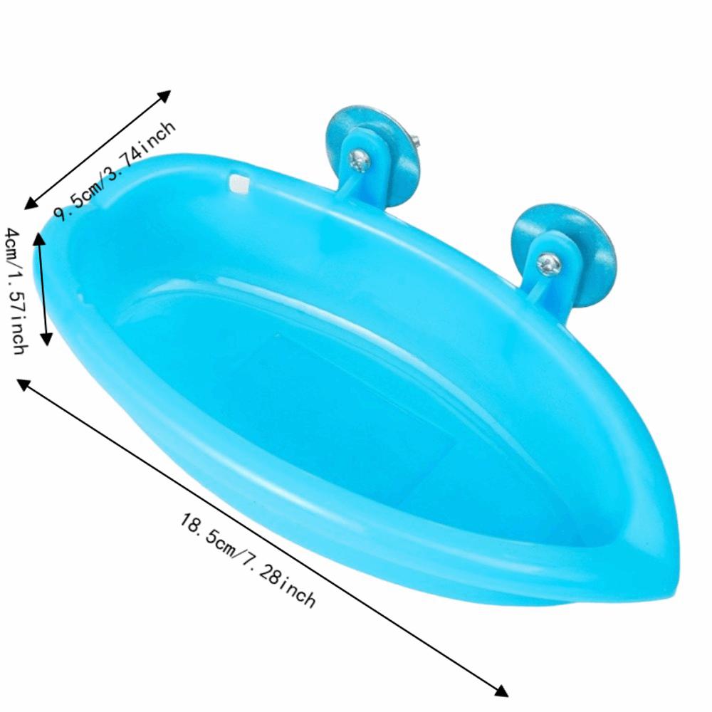 Swimming Pool Bird Bath Shower Durable Bird Drinking Bowl Parrot Shower Bird Feeding Bool  Pet Toys