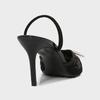 Fashion Novelty Designer Shoes Metal Bling Decoration Women Pumps Sexy Pointed Toe Slingbacks Heeled Sandals Elegant Party Dress Shoes