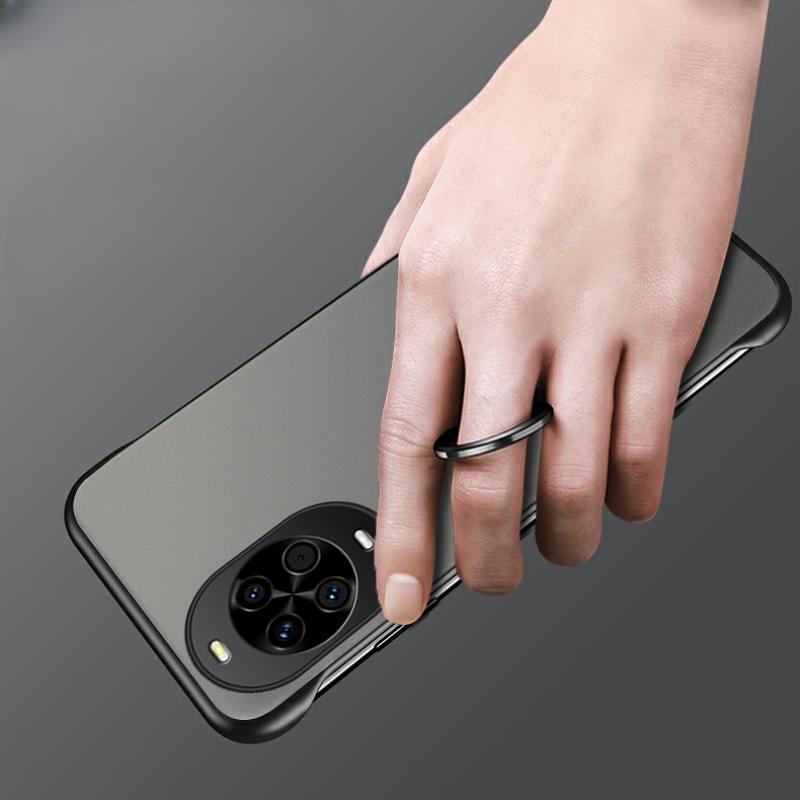 For Huawei Nova 14 Case Thin Cover Clear Borderless Heat Dissipation Holes Housing with Metal Ring For Huawei Nova 14 Pro Phone Casing