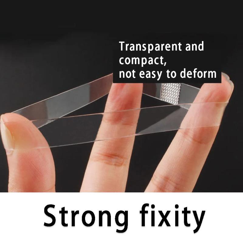 6pairs Lazy Adjustable Shoelaces Transparent Invisible Lace Silicone Non-heel Wear-resistant High-heeled Shoes Strap.