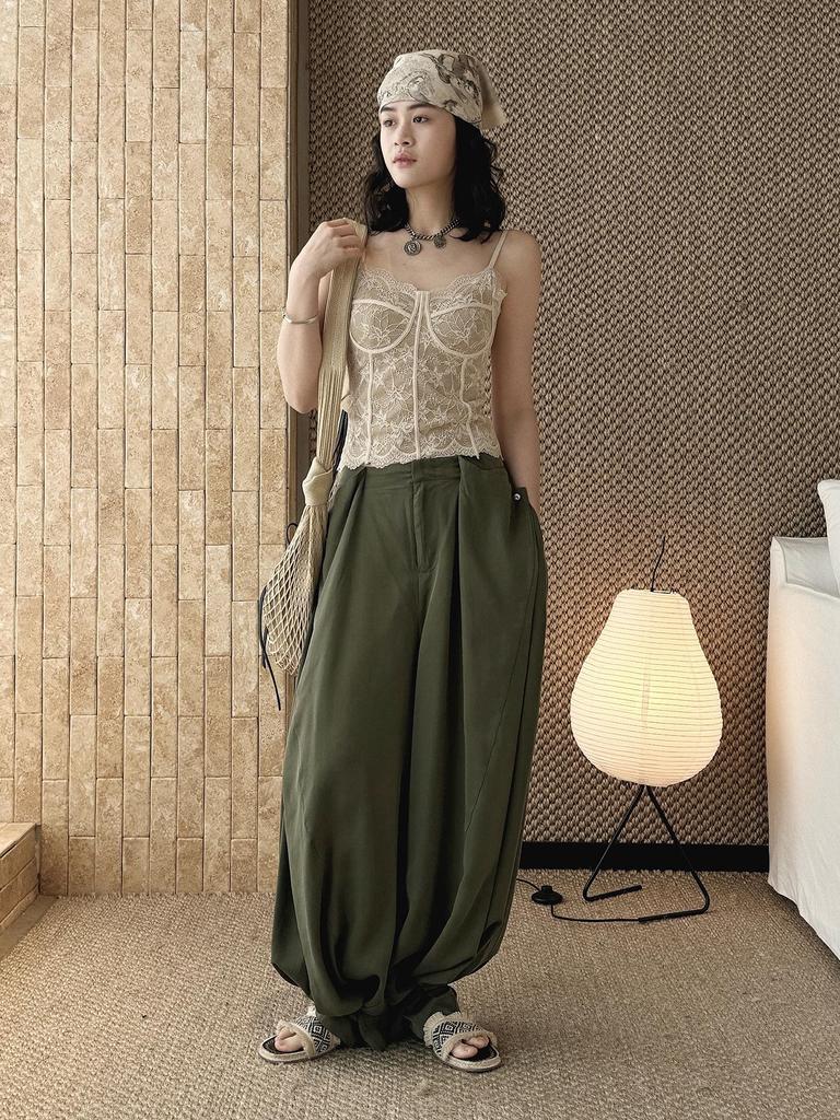 Bohemian Nomad Style Lightweight Summer Pants for Women