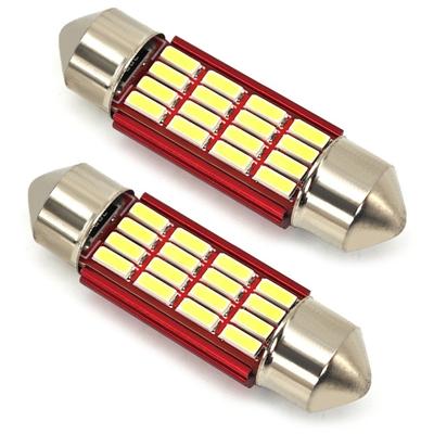 2 Stück C5W LED Birne SV8.5 12V CANBUS 36mm stark Off-Road