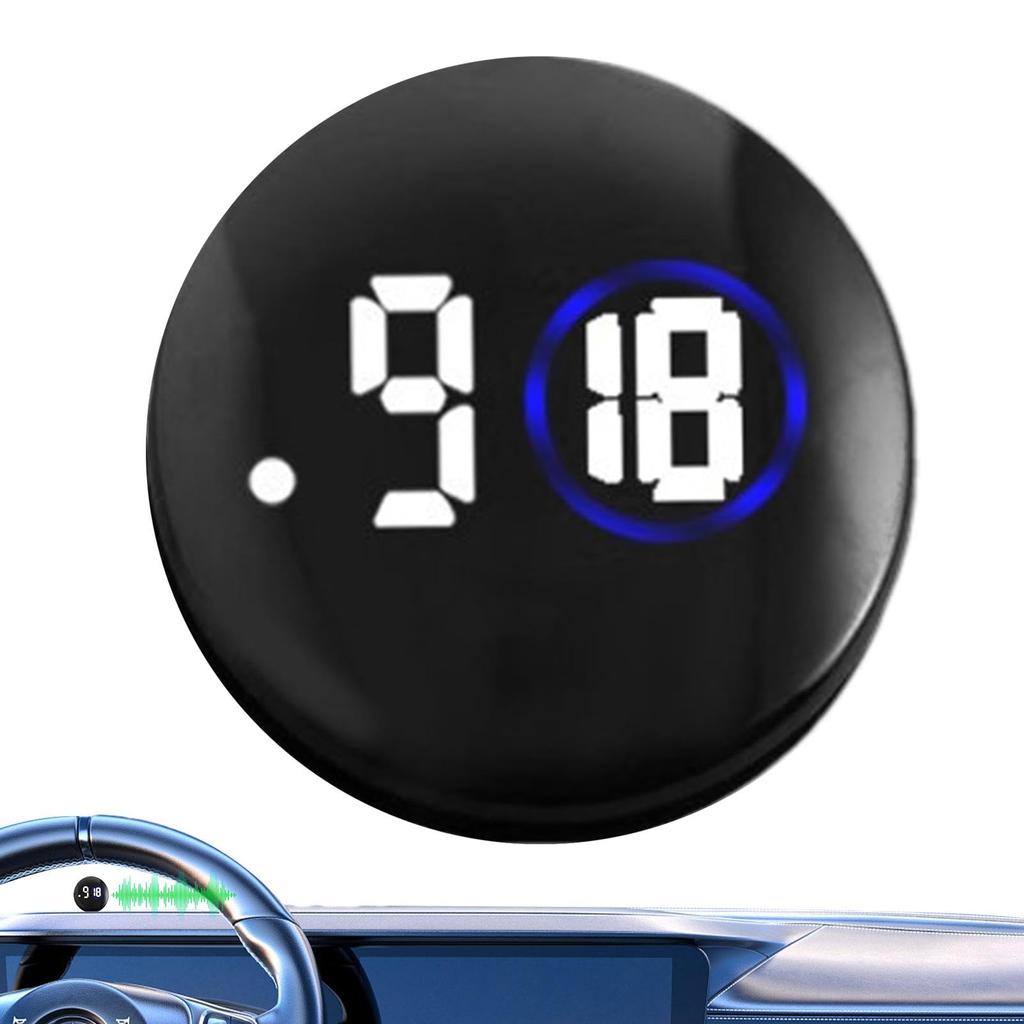 Car Dashboard Luminous Clock - Minii Digital Clock for Car Dashboard | Compact Car