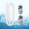 Replacement Pool Tubes Leakproof Pool Pump Replacement Hose with Hose Clamps for Above Ground Pool Pumps Accessories