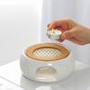 Ceramic Teapot Holder Base Tea Heater Insulation Base Tea Coffee Tea Heater Water Heater Teaware Heating Base