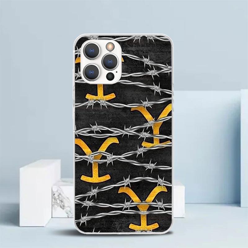 Yellowstone TV Show Soft Cover for iPhone 16 17 Air 15 14 Pro Max 16E Phone Case 13 Mini 12 11 7 SE 8 Print Pattern Fit Cases 16