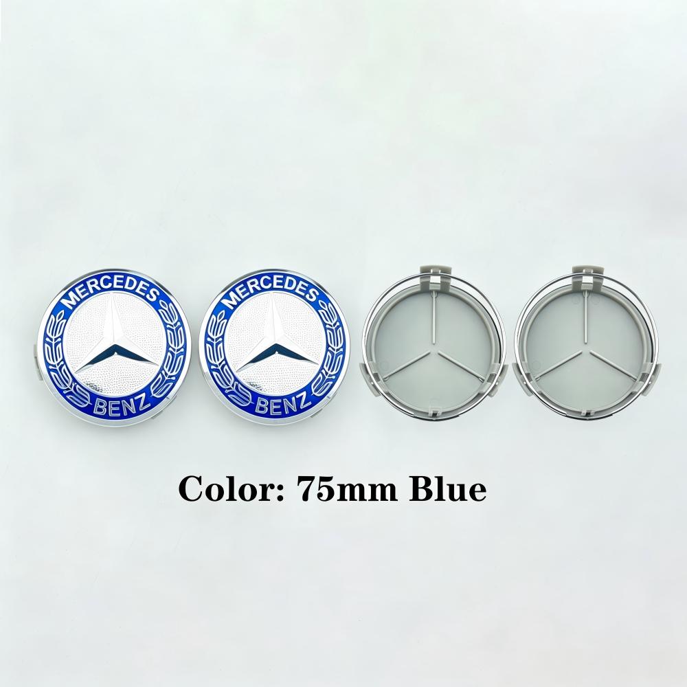 20pcs 75mm for Mercedes Benz Car Wheel Hub Rim Center W203 W204 W205 W209 W210 W211 W212 W176 W166 W163 W221 Auto Decoration CI1
