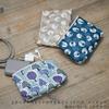 Quarter Report Moomin Basic Various Forest W15 x x Made in Japan (MOOMIN) Pouch, Design, Gray, Approx. H10.5 D4.5cm, Cosmetics, Makeup, Travel,