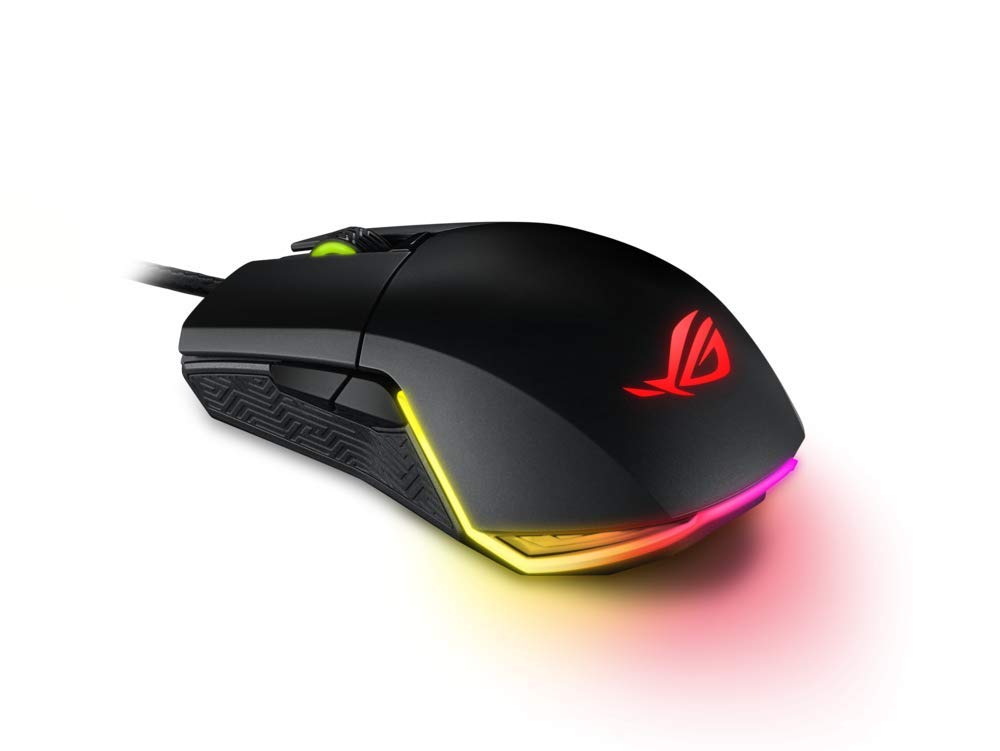 ASUS ROG Pugio Truly Ambidextrous Optical Gaming Mouse with Configurable Side Buttons