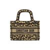 Kabelka Tote Výšivka s leopardím vzorem Tote Bag Dámská Tote Hnědá Černá S5475ZRHM-M918