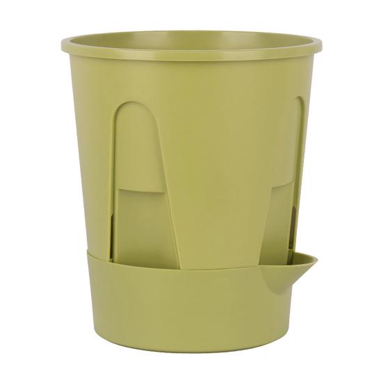 Self Watering Planter Flower Pot with Reservoir Saucer Ventilated Plant Pot for Phalaenopsis Indoor Orchids Home Balcony Office Desk