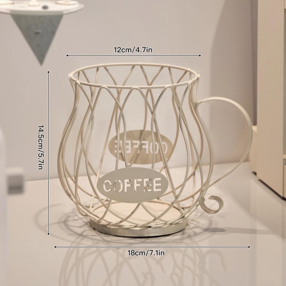 Large Capacity Coffee Pod Holder Irregular Shape Coffee Pod Coffee Capsule Holder Home Decoration Storage Cup