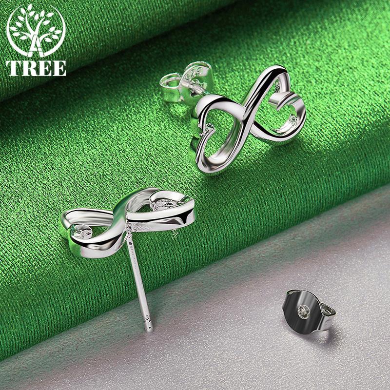 Beautiful Butterfly Earrings 925 Sterling Silver Stud Earrings For Lady Party Engagement Wedding Birthday Gift Girl Nice Jewelry