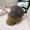 25 Early Autumn New Coarse Cloth Fashion Beret Casual Octagonal Hat Children's Versatile Trend