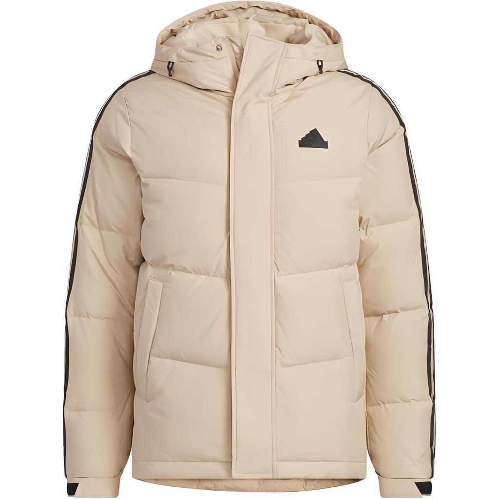 Adidas Unitefit Sports Lifestyle Series Casual Hooded Windproof Waterproof Water-Repellent Warm Versatile Comfortable Down Jacket Unisex Jacket JW6735