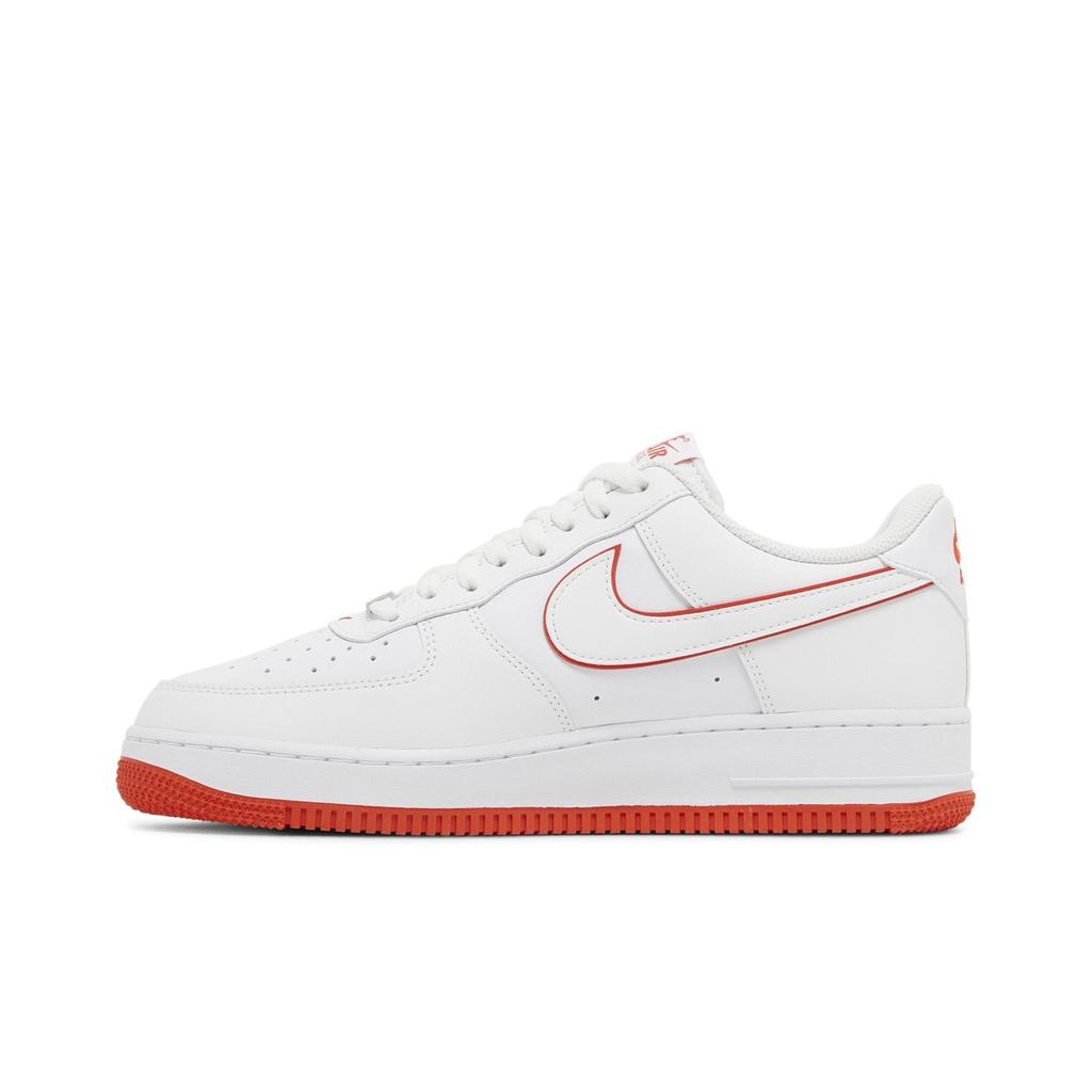 Nike Air Force 1 '07 'White Picante Red' (Unisex) White / Picante Red / White Skate Shoes DV0788 102