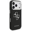Guess Grained Big 4G Classic Logo case for iPhone 17 Pro black
