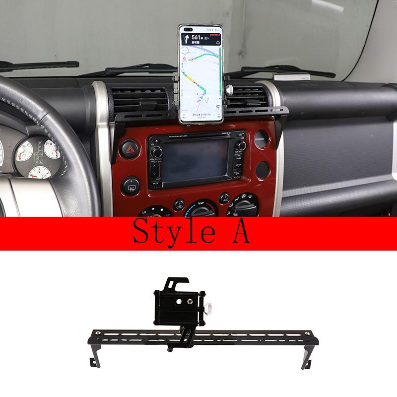 Center console Multi-function bracket Phone Dialogue Cup holder Holder navigation For Toyota FJ Cruiser 2007-21 Car Accessories