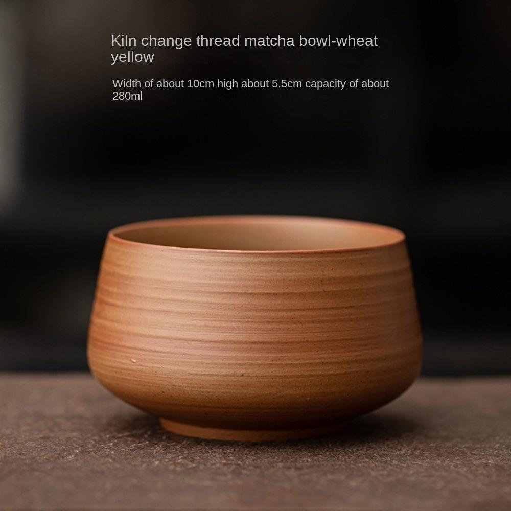 Large Capacity Matcha Bowl Smooth Tea Ceremony Tool Tea Brush Stand for Tea Set Accessories