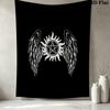 Dean Winchester Wall Tapestry Aesthetic Wall Hanging Printed Fabric Blanket Decorative Tapestries For Bedroom Living Room Home Decor