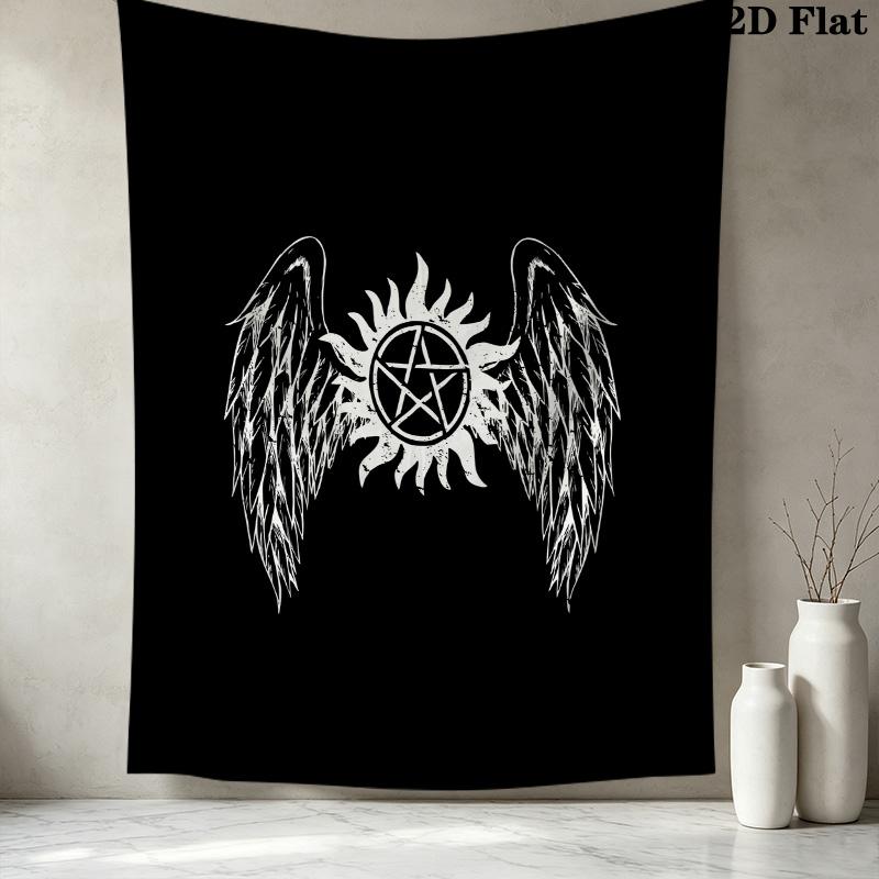 Dean Winchester Wall Tapestry Aesthetic Wall Hanging Printed Fabric Blanket Decorative Tapestries For Bedroom Living Room Home Decor