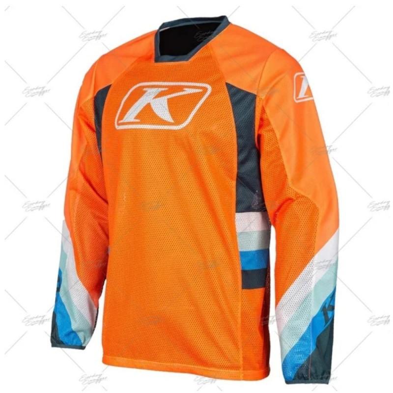 KLIM Downhill Suit Long-sleeved Men Women's Cross-country Motorcycle Riding Quick-drying T-shirt Mountain Bike