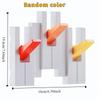 Piano Key Shaped Wall Mounted Coat Rack Colorful Space Saving Art Clothes Hook No-drill Foldable Wall Hook Bedroom Wall