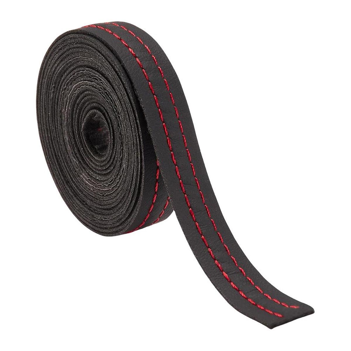 Универсальная Декоративная Полоса из ПУ Кожи для Автомобиля, Плетеная Декоративная Линия для Двери, Панели Приборов, Наклейка, Аксессуары для Интерьера Автомобиля 2/8м 2m красный