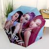 1 peça Guarda-chuva K-POP hunter X com Abertura/Fechamento Automático e Design Conveniente de Três Dobras, 8 Varetas de Ferro - para Uso Diário ao Ar Livre, Viagem A46