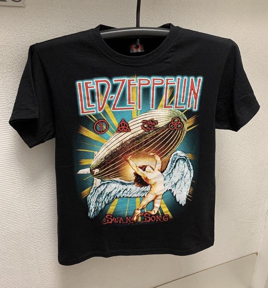 

Led Zeppelin Swan Song Rock Band Black Short Sleeve Unisex Tshirt S-5XL KH10716 Unisex T-Shirt XL
