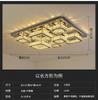 Luxury Silver Ceiling Lamp Living Room Modern Crystal Ceiling Lights Bedroom Led Ceiling Lamps Dining Crystal Fixtures Kitchen