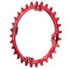 104BCD Single Speed Chainring Aluminum Alloy 30T Chainring Crank Accessories for Mountain BikeRed