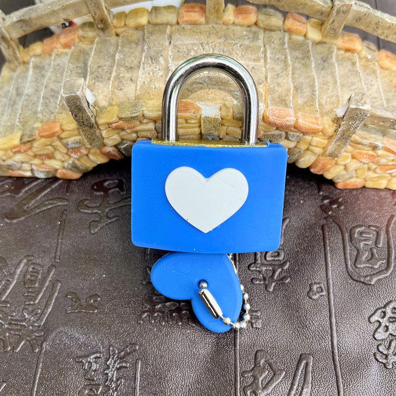 Luggage Lock Portable Anti-theft Colorful Concentric Heart Design Lock for Gym Locker Travel Backpack Baggage