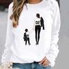 Women's Round Neck Pullover Hoodie for Spring, Autumn, and Winter