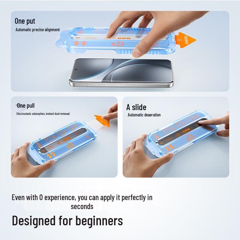 ShineMore OPPO Find X9 Serie Panzerglas-Displayschutzfolie mit staubfreiem Installationskit