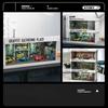 Lighting Version Parking Lot Model 1/64 Scale Car Model Display Box  Collection Toys