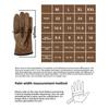 Cowhide Men's Work Gloves Thick Mechanic Glove Durable Heavy Duty Gloves  Security Protection
