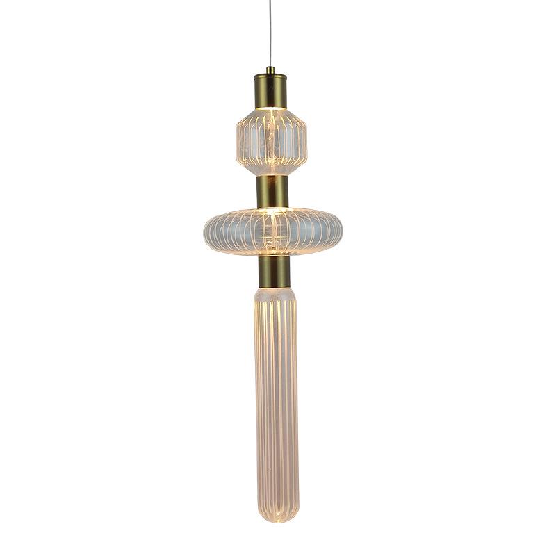 Nordic Modern Luxury Glass Chandelier for Living Room, Staircase, Restaurant, or Hotel