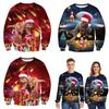 Suéter de Natal Feio Aconchegante e Festivo com Design de Dinossauro para Mulheres e Homens